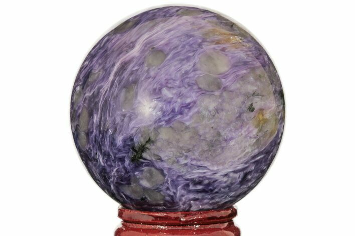 Polished Purple Charoite Sphere - Siberia #203844